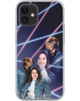 '1980s Lazer Portrait Pet(Male)/Human(Female)' Personalized Phone Case