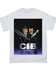 'Cats in Black' Personalized 2 Pet T-Shirt