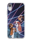 '1980s Lazer Portrait' Personalized 2 Pet Phone Case