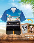 Custom Hawaiian Shirt (The Classic Woofstang: 1-4 Pets)