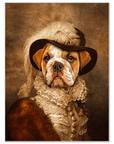 'The Feathered Dame' Personalized Pet Poster