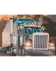 'The Truckers' Personalized 3 Pet Standing Canvas