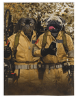 'Dog Busters' Personalized 2 Pet Blanket