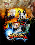 'Street Doggos' Personalized 3 Pet Puzzle