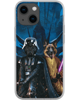 'Darth Woofer & Jedi-Doggo' Personalized 2 Pet Phone Case