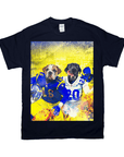'Los Angeles Doggos' Personalized 2 Pet T-Shirt