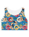Custom Sports Bra (Gala Blue: 1-4 Pets)