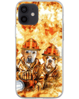 'The Firefighters' Personalized 2 Pet Phone Case