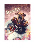 'Washington Doggos' Personalized Pet Standing Canvas