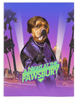'A Night At The Pawsbury' Personalized Pet Blanket