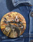 Dogati Rider(s) ( 1 - 2 Pets) Custom Pin