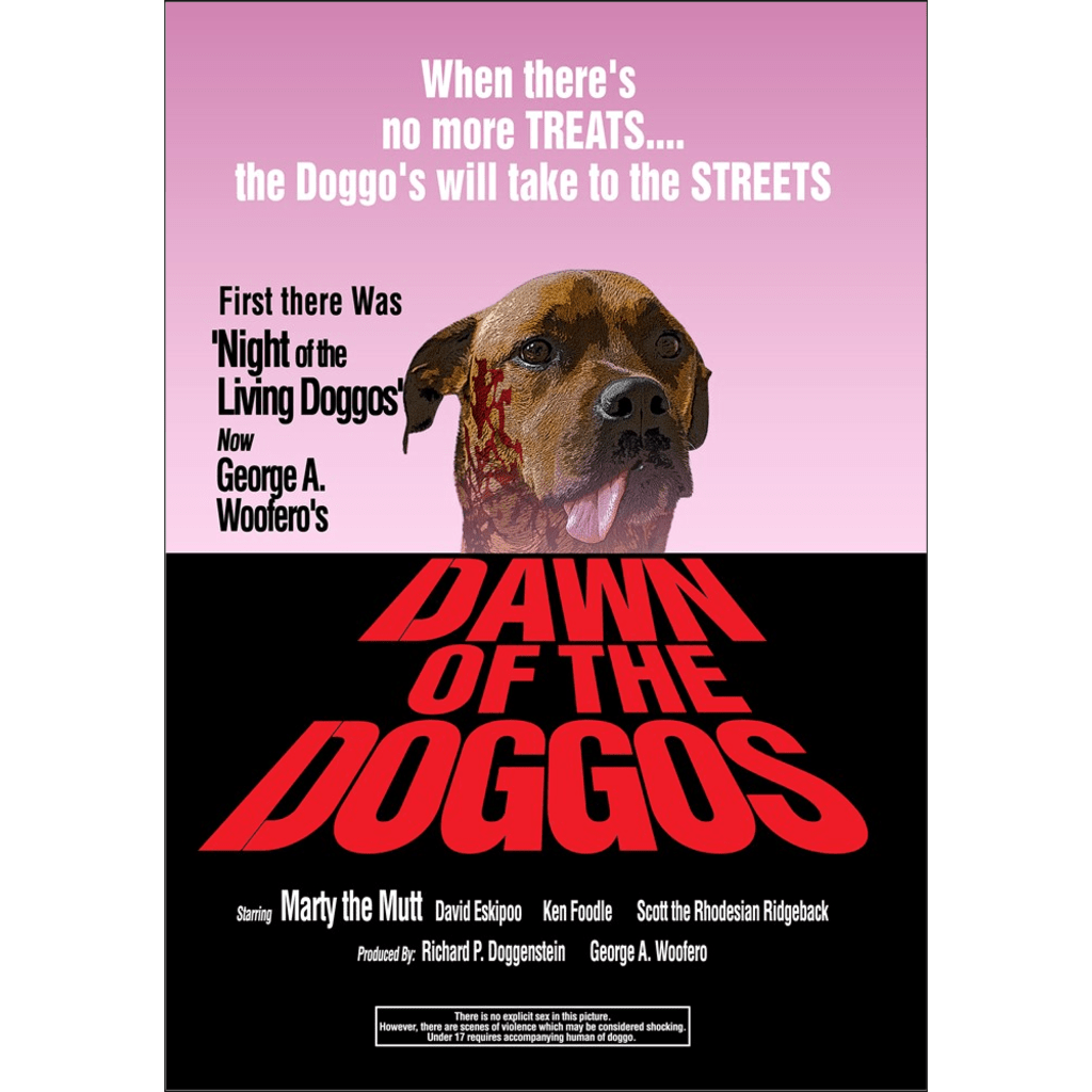 Dawn of the Doggos: Personalized Dog Poster – doggovinci