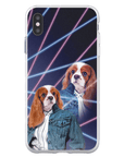 '1980s Lazer Portrait (Female)' Personalized Pet Phone Case