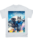 'Carolina Doggos' Personalized 2 Pet T-Shirt