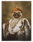 'The King Blep' Personalized Pet Blanket