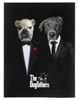 'The Dogfathers' Personalized 2 Pet Blanket