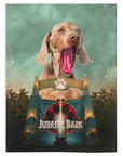 'Jurassic Bark' Personalized Pet Blanket