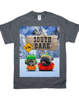 'South Bark' Personalized 2 Pet T-Shirt