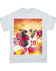 'Kansas City Doggos' Personalized 2 Pet T-Shirt