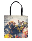 'New Orleans Doggos' Personalized 2 Pet Tote Bag