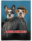 'Trailer Park Dogs 2' Personalized 2 Pet Blanket
