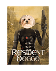 'Resident Doggo' Personalized Pet Standing Canvas