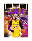 'Los Angeles Woofers' Personalized Pet Standing Canvas