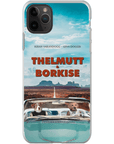 'Thelmutt and Borkise' Personalized 2 Pet Playing Cards