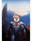 The Super Dog: Personalized Dog Poster