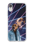 '1980s Lazer Portrait' Personalized Pet Phone Case