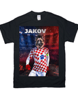 'Croatia Doggos Soccer' Personalized Pet T-Shirt