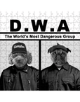 'D.W.A (Doggos with Attitude)' Personalized 2 Pet Puzzle