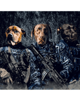'The Navy Veterans' Personalized 3 Pet Puzzle