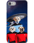 'Doggo-Trek' Personalized 3 Pet Phone Case