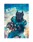 'Jacksonville Doggos' Personalized Pet Standing Canvas