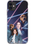 '1980s Lazer Portrait Pet(Male)/Human(Female)' Personalized Phone Case