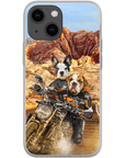 'Dogati Riders' Personalized 2 Pet Phone Case