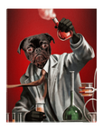 'The Mad Scientist' Personalized Pet Standing Canvas