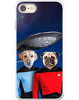'Doggo-Trek' Personalized 2 Pet Phone Case