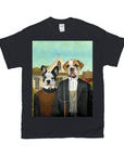 'American Pawthic' Personalized 2 Pet T-Shirt