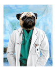 'The Doctor' Personalized Pet Standing Canvas