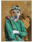 'The Golfer' Personalized Pet Blanket