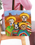 '4 Amigos' Personalized 4 Pet Tote Bag