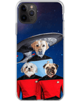 'Doggo-Trek' Personalized 3 Pet Phone Case