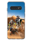 'The Motocross Riders' Personalized 2 Pet Phone Case