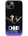 'Dogs in Black' Personalized 2 Pet Phone Case