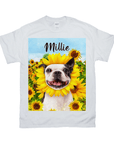 'The Sunflower' Personalized Pet T-Shirt