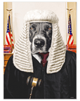 'The Judge' Personalized Pet Poster