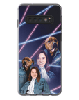 '1980s Lazer Portrait Pet(Male)/Human(Female)' Personalized Phone Case