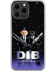 'Dogs in Black' Personalized 2 Pet Phone Case